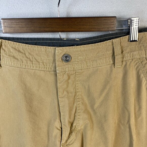Kuhl Slax Pants Men 38 x 32 Beige Khaki Cotton Stretch 5090 Classic Fit‎ Stained - Picture 4 of 16